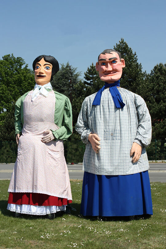 Joseph et Louise les Géants de Faumont